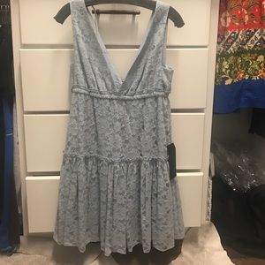 BcBg blue lace dress
