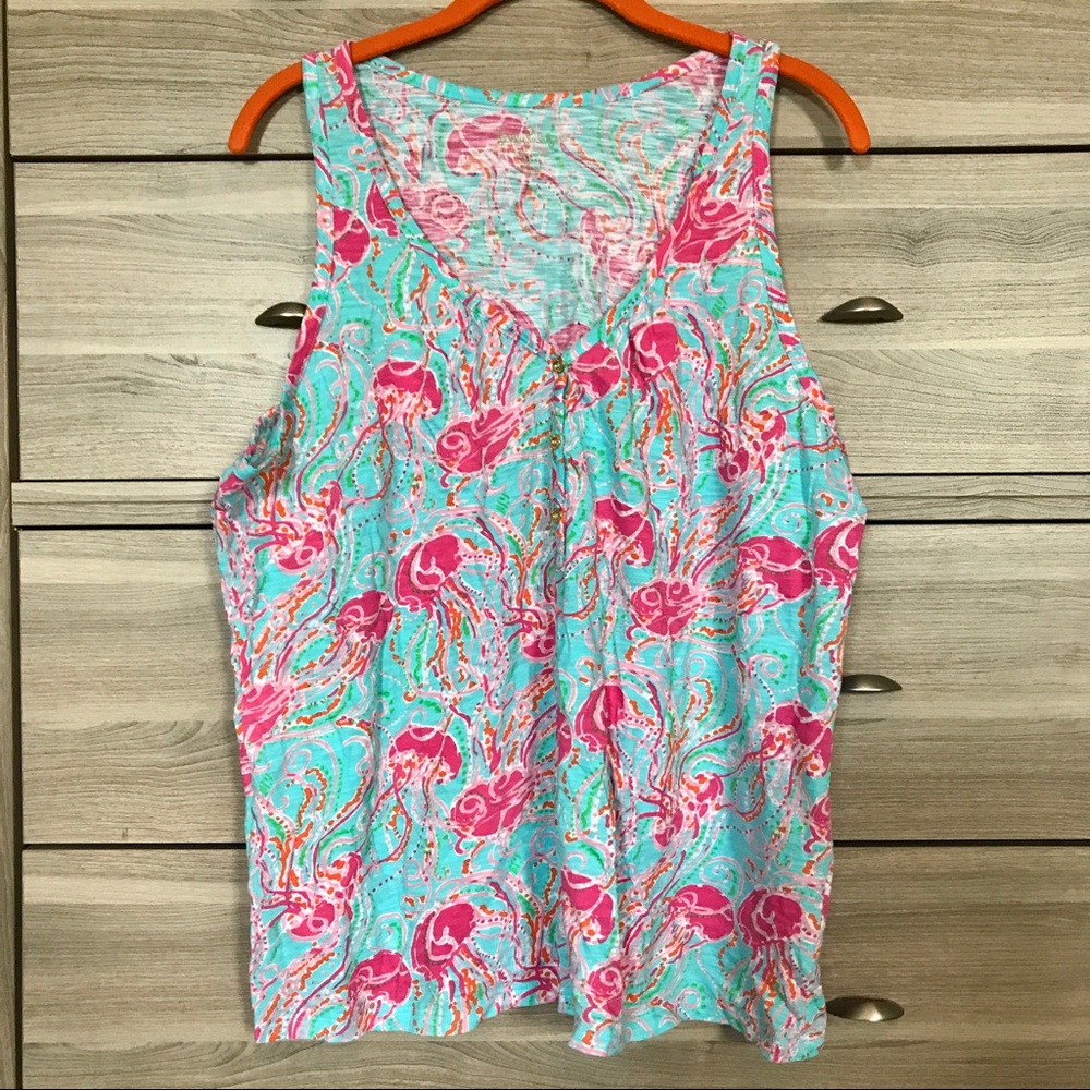 Lilly Pulitzer Jellies Be Jammin Tank Top