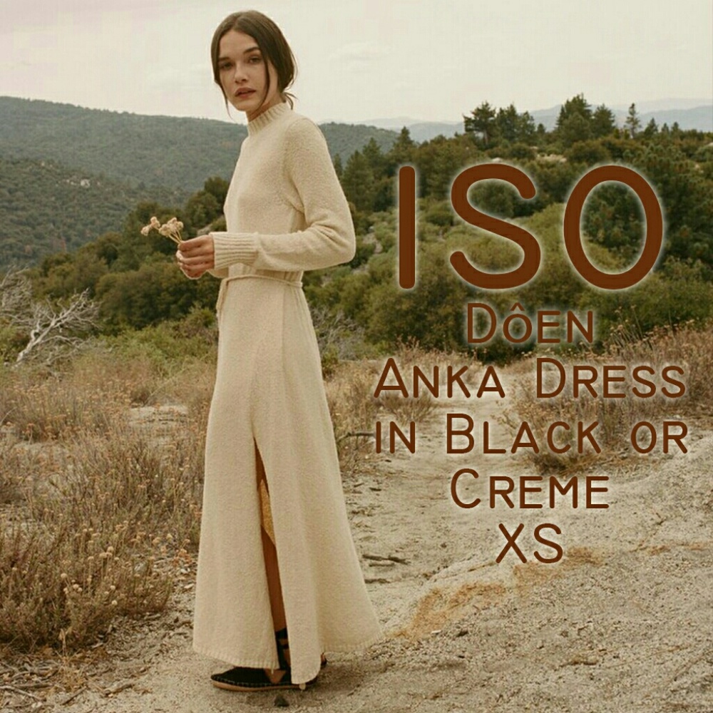ISO Looking for Dôen Anka dress in Creme/Black XS