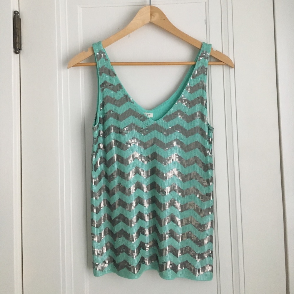 J Crew Chevron Tank Top