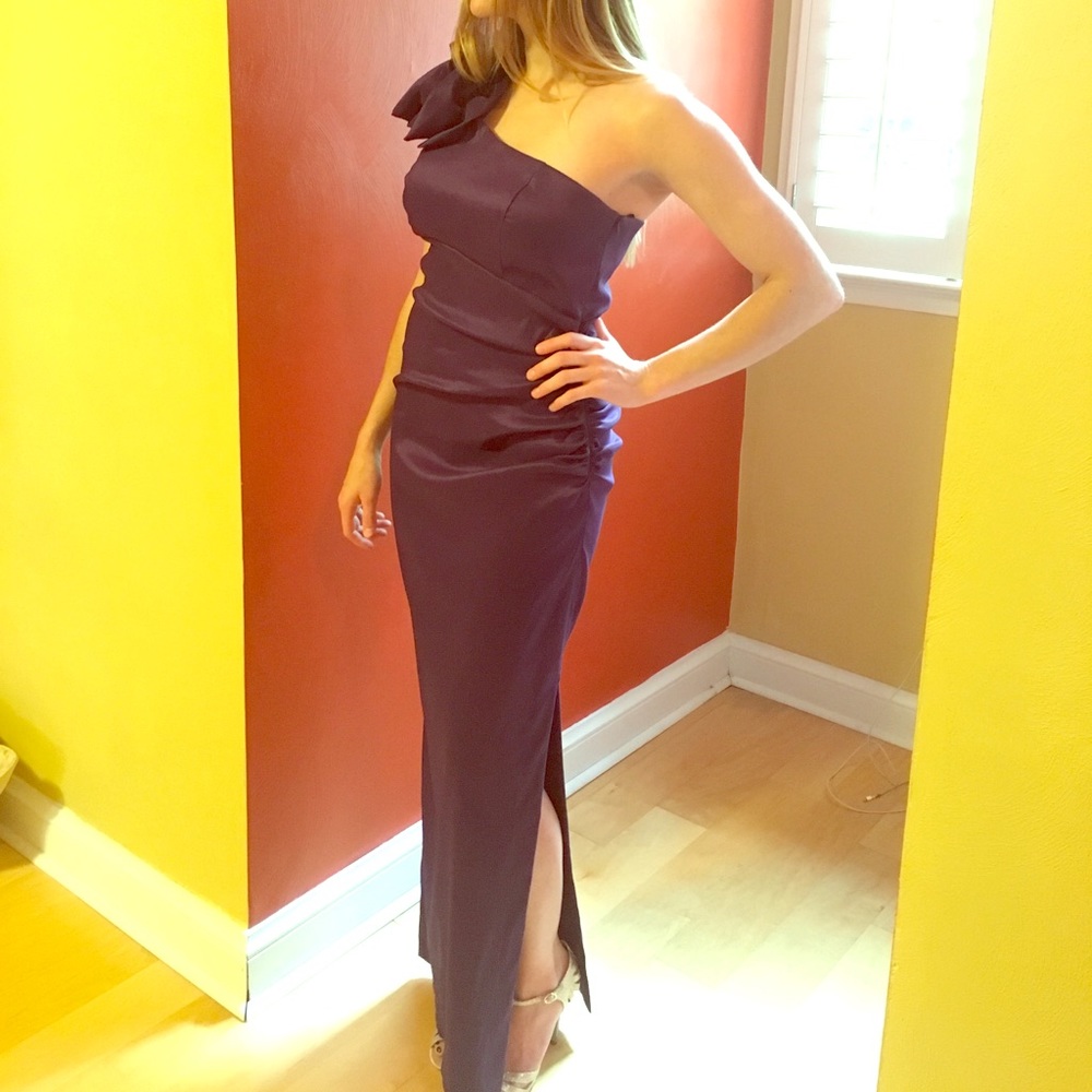 Deep Purple Prom dress
