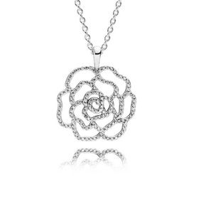Pandora Shimmering Rose Necklace