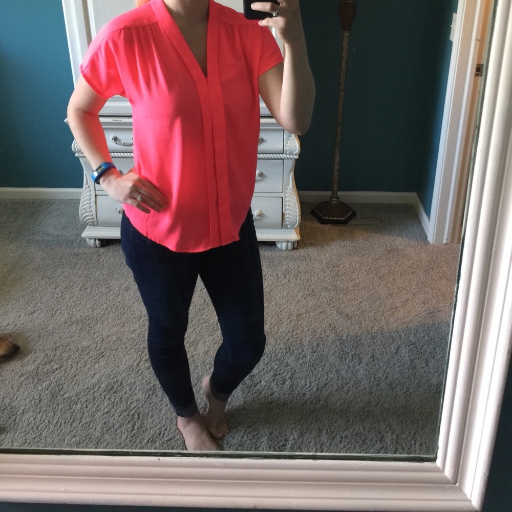 Express Button Down Blouse