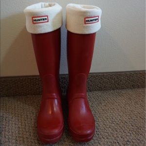Hunter Original Tall Rain Boots & Boot Socks