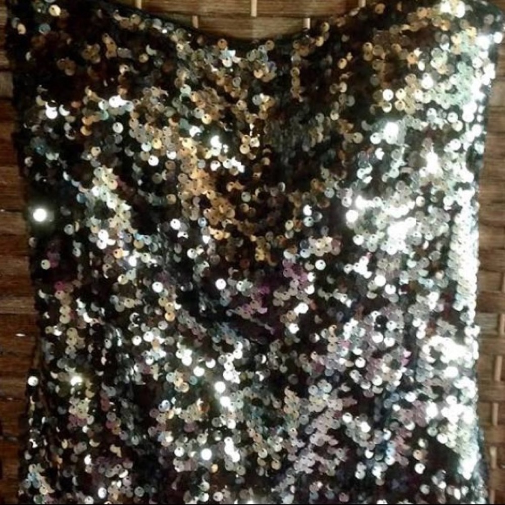 Sexy fun sequence top! Never worn! Sold out!!!!