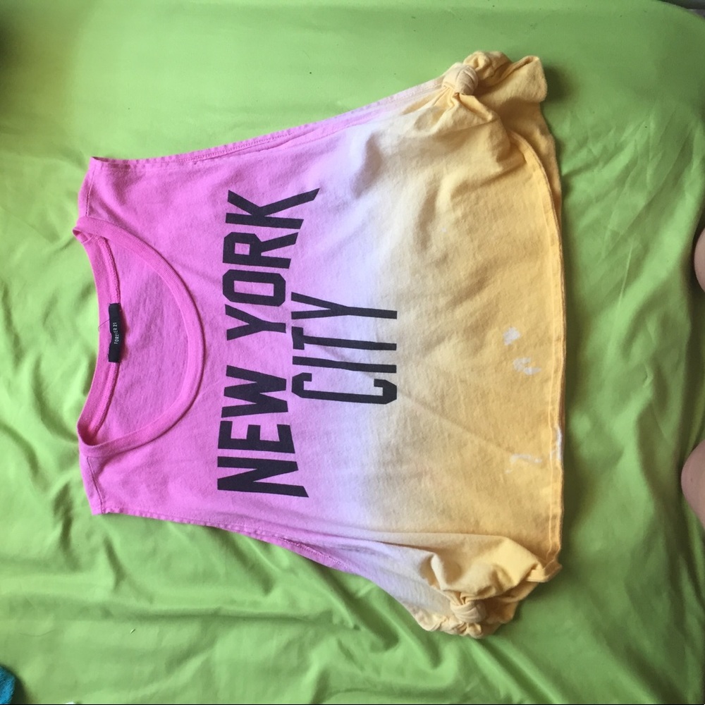new york city crop top