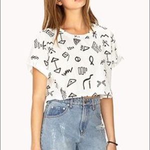 🎉SOLD🎉 F21 crop top