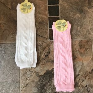 NEW with tags - 2 sets of baby stockings