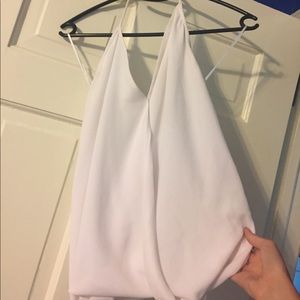 Zara white halter top!