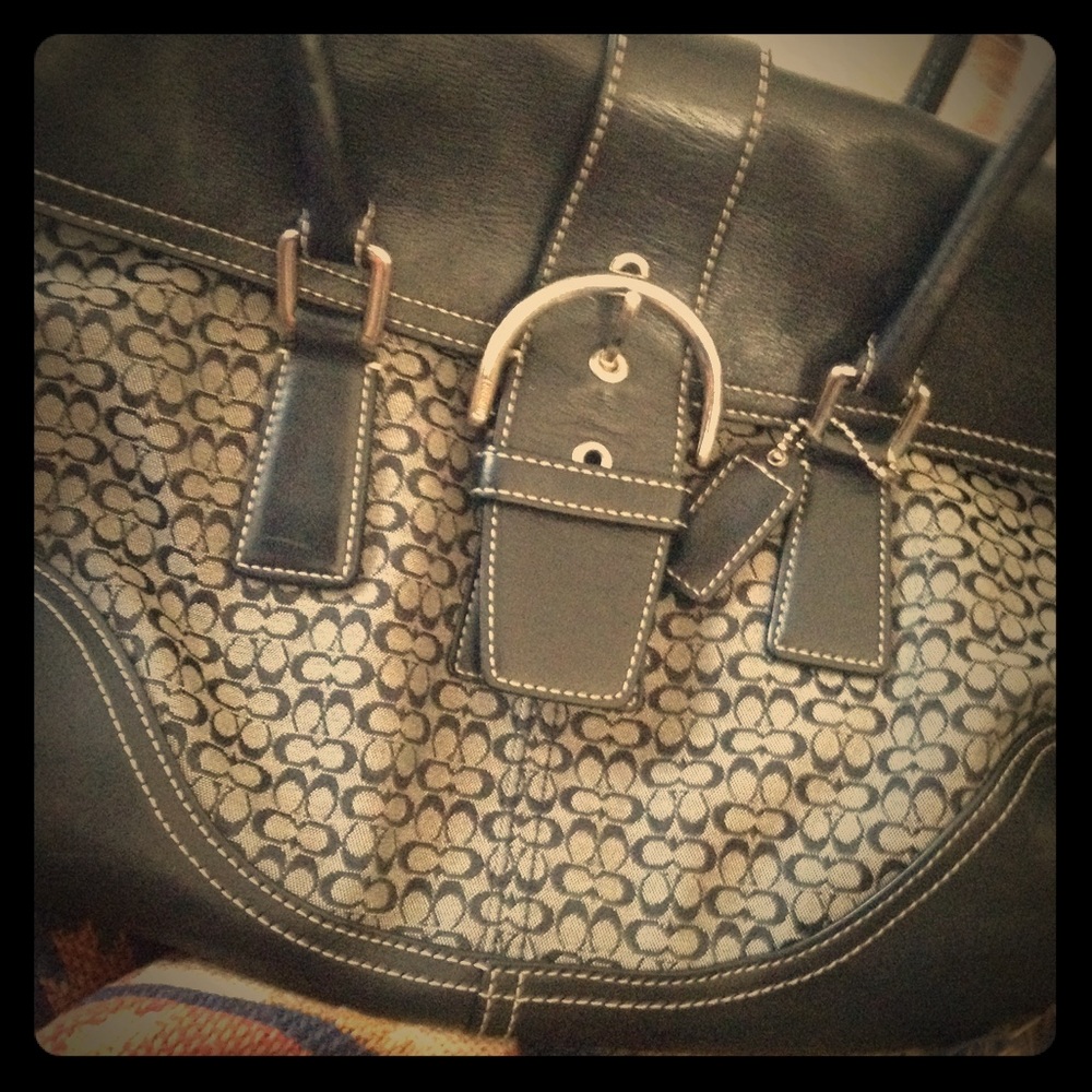 Coach signature tote