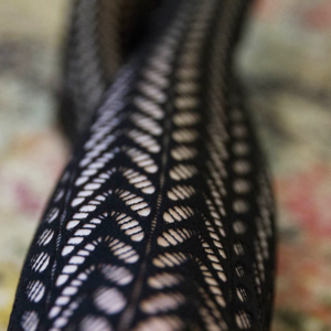 AMERICAN APPAREL EUC Herringbone Pattern Tights