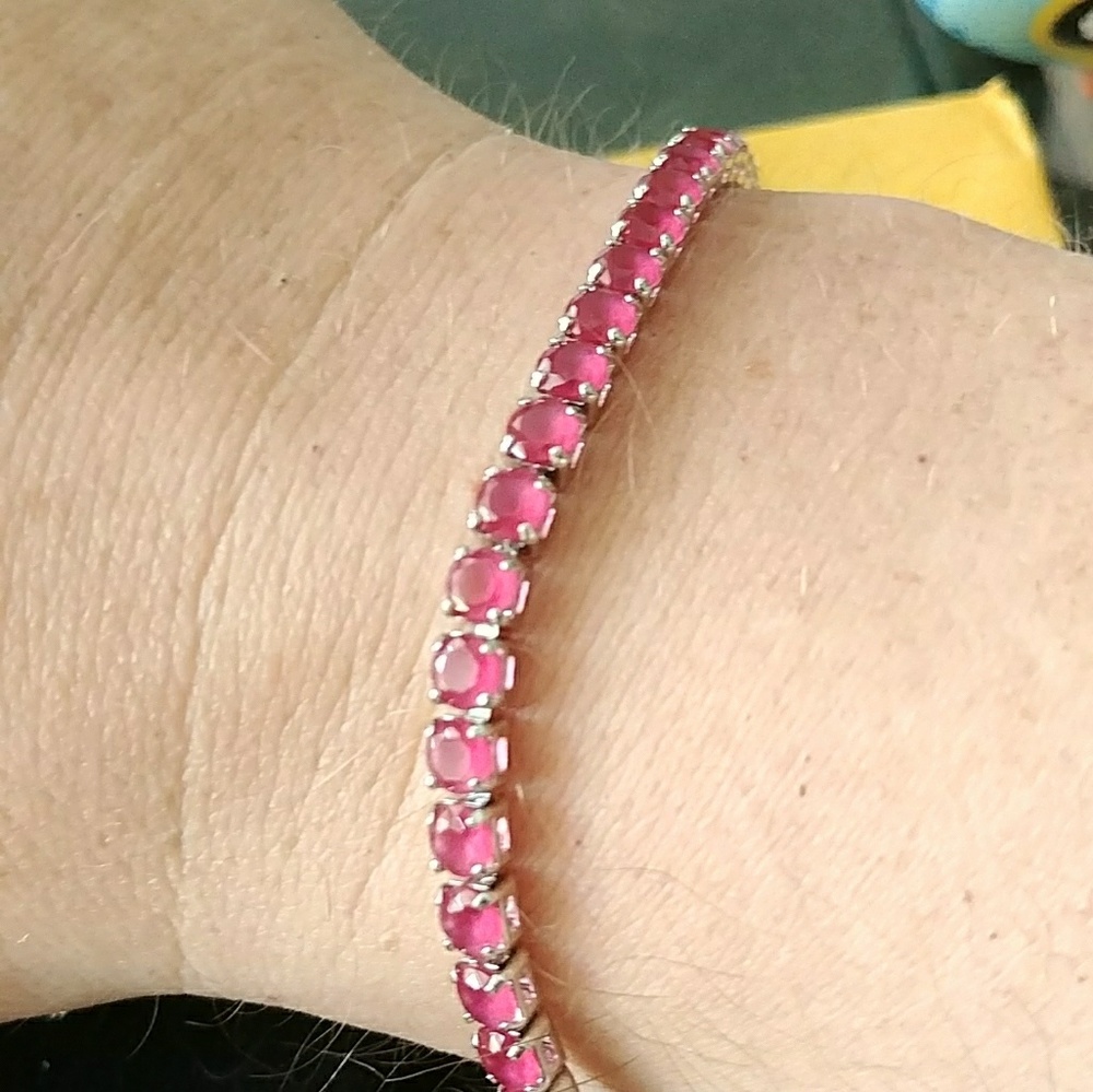 A beautiful red Ruby bracelet.  NWOT