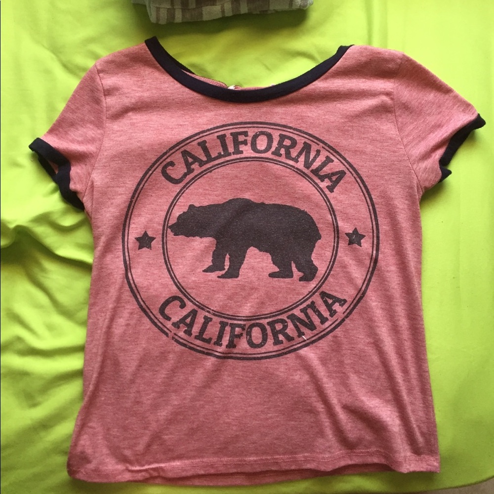california crop tee