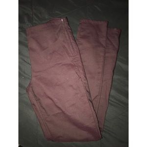 ON SALE ! Skinny maroon pants
