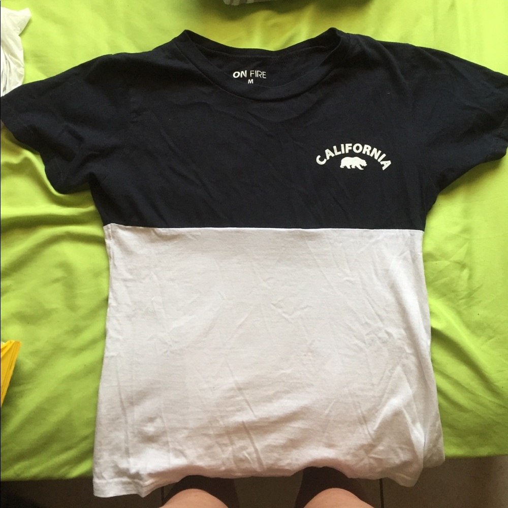 california color block tee