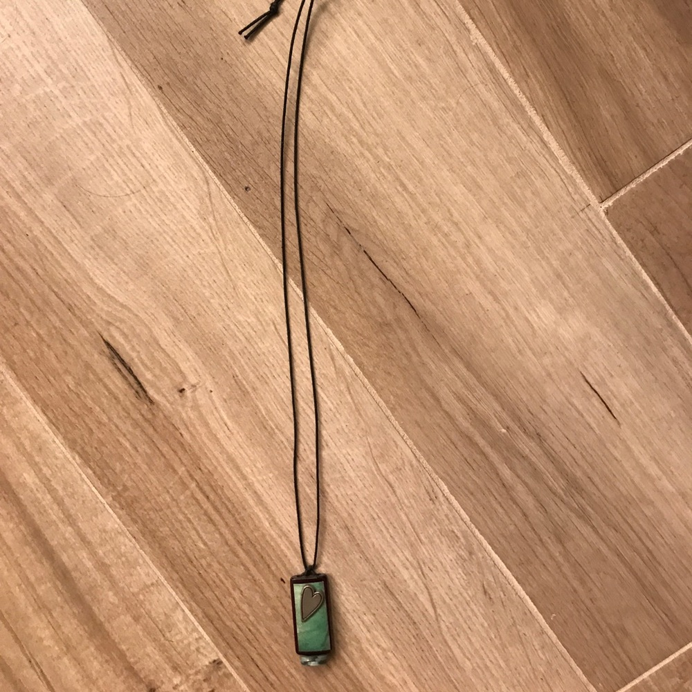 Necklace with silver heart