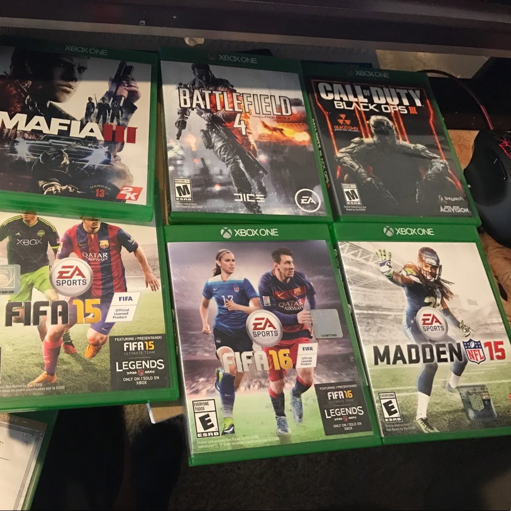Xbox 1 games !!