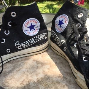 Converse Shoes - Sailor Jerry Limited Edition vintage Converse Converse Shoes - Sailor Jerry Limited Edition vintage Converse