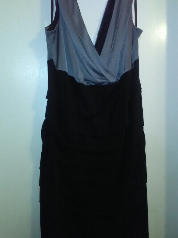 Silver and Black Party Dress