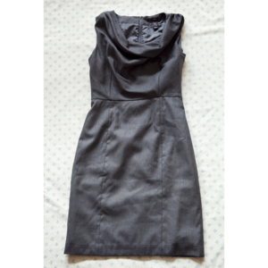Draped/Cowl Neck Gray H & M Dress, size 8