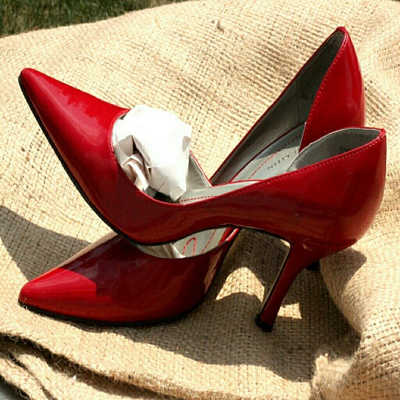 anne klein red heels