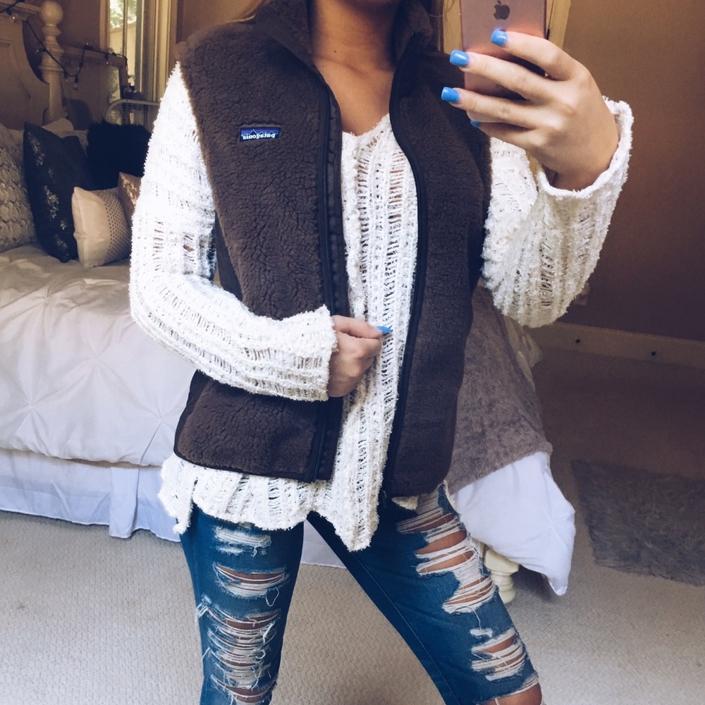 sold •• brown patagonia vest - Picture 2 of 7