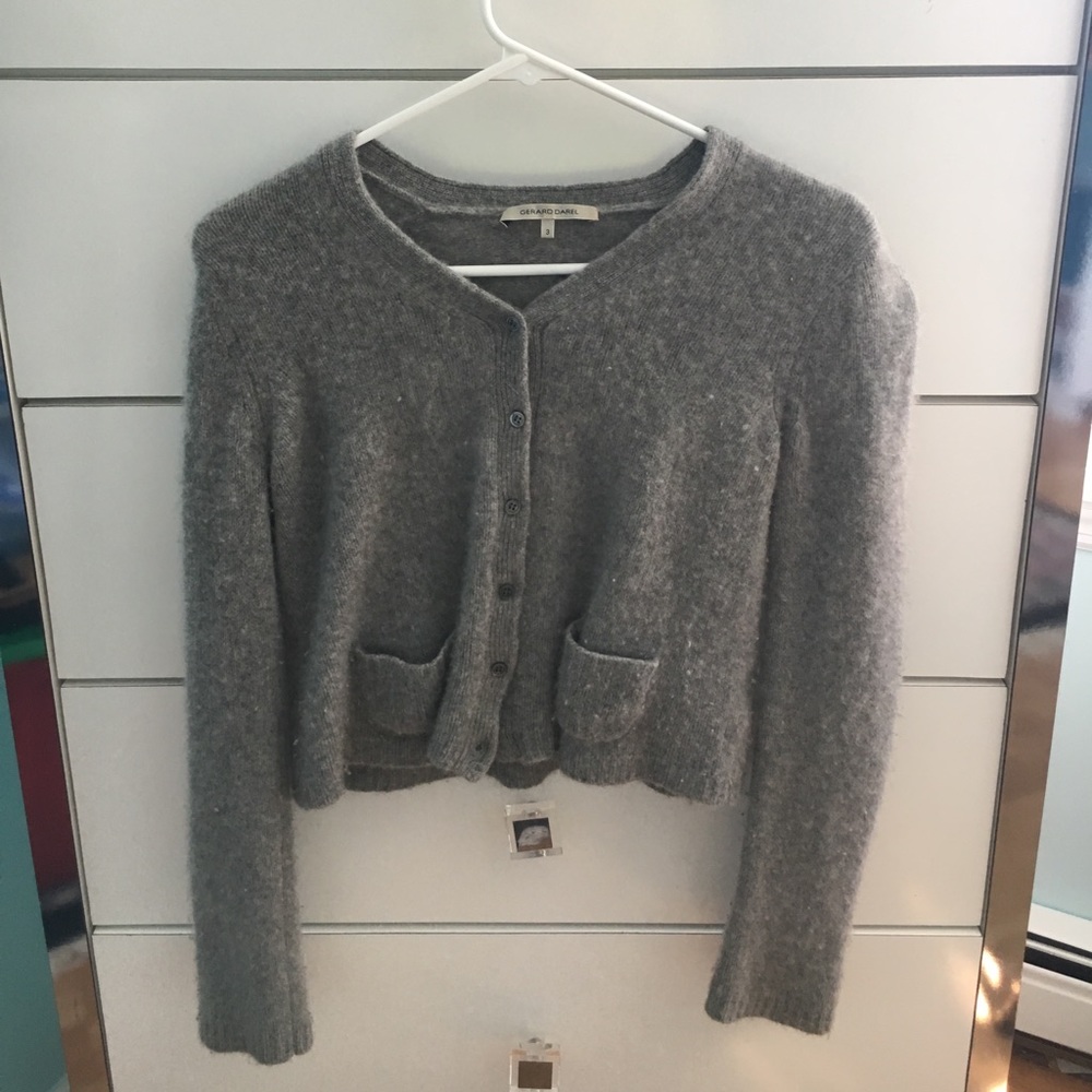Gerard Darel gray cardigan!