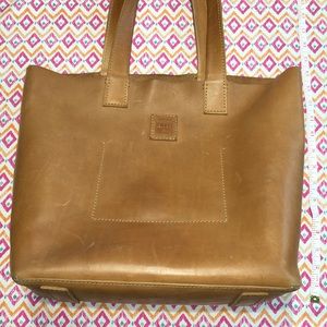 Frye leather tote