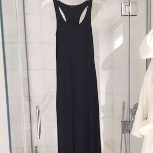 Black maxi dress