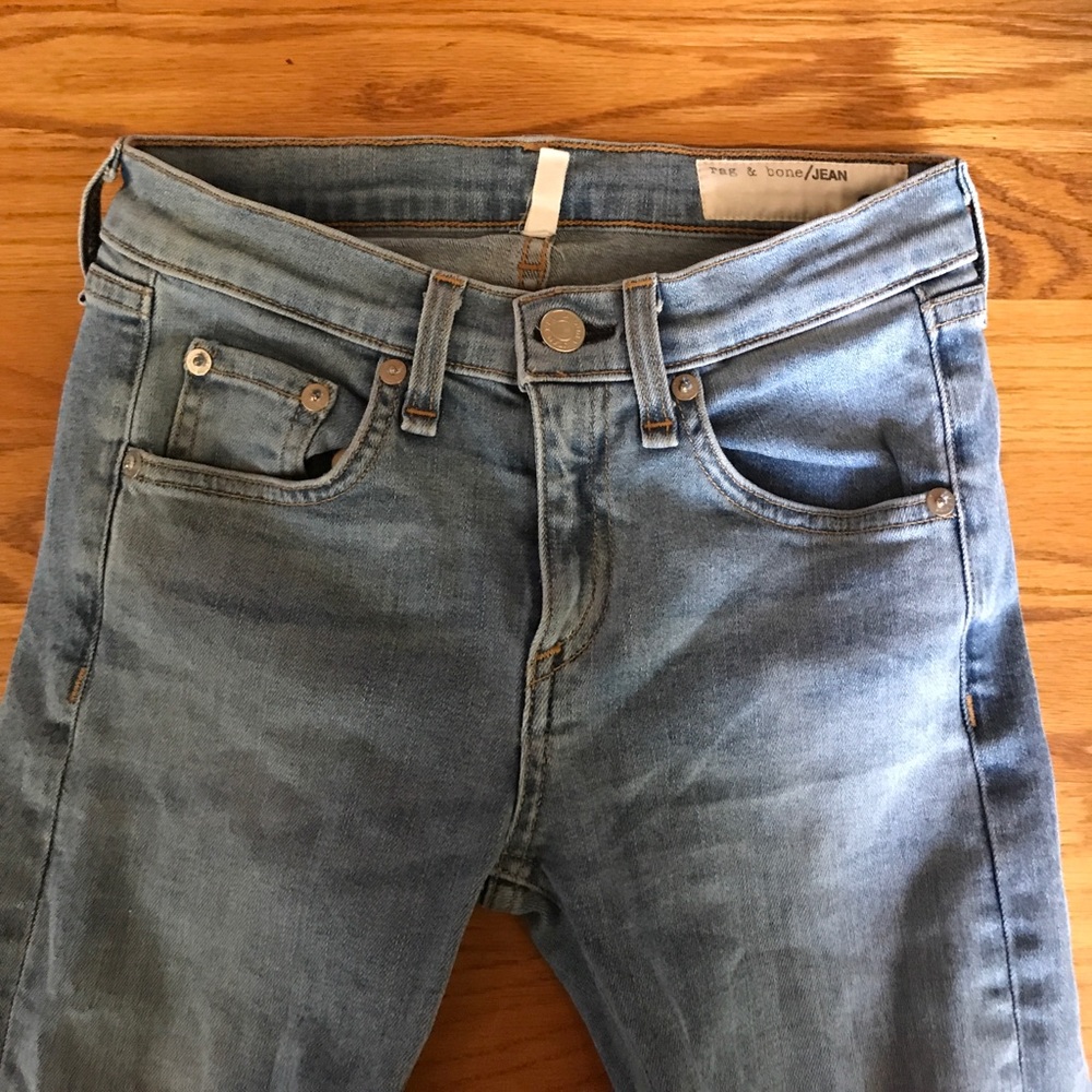 Rag & Bone light wash skinny jeans NWOT