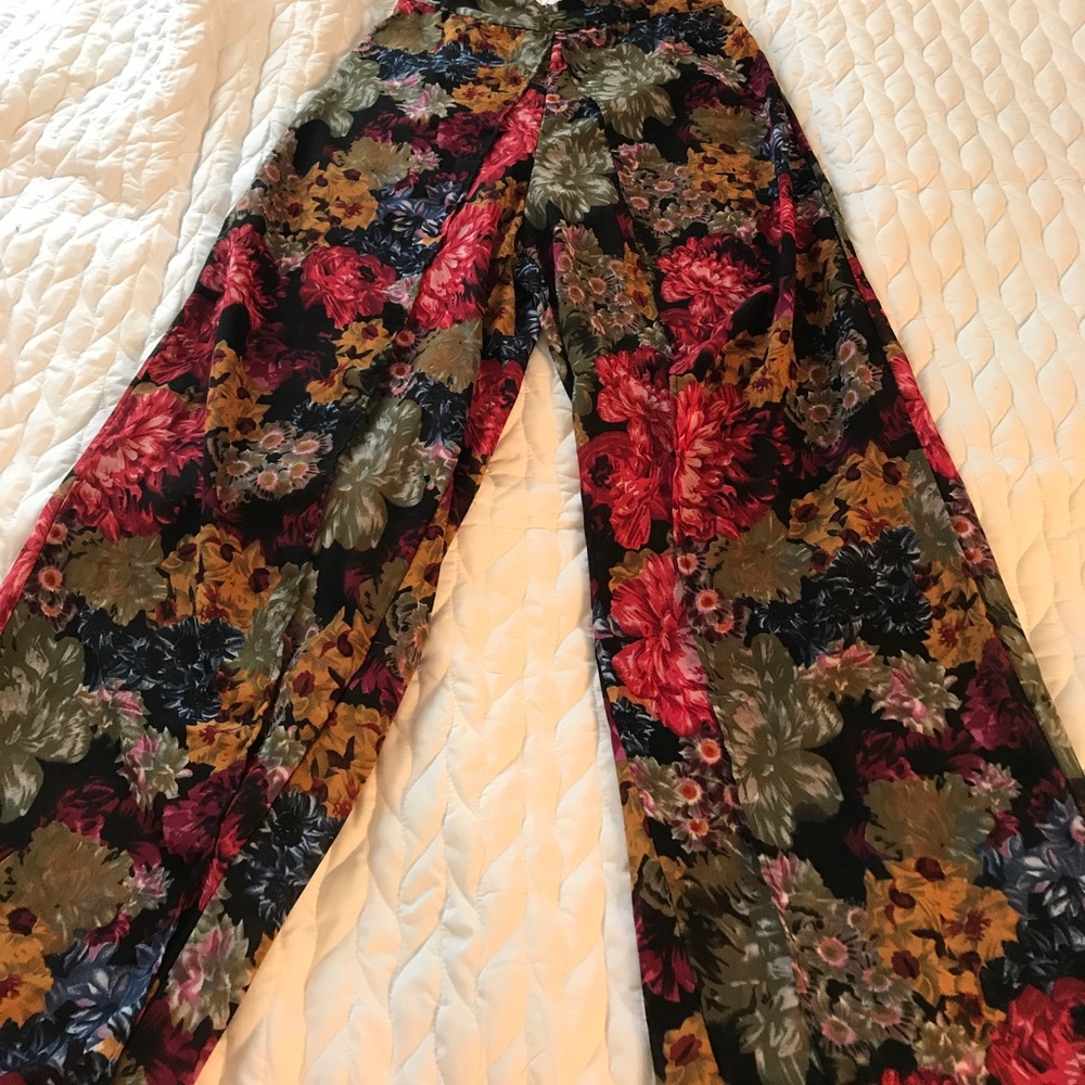 Flowy, Floral Pants