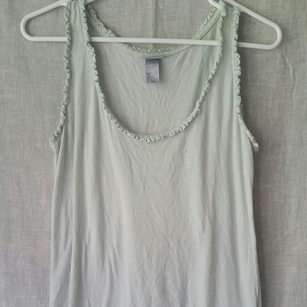 Light green tank top