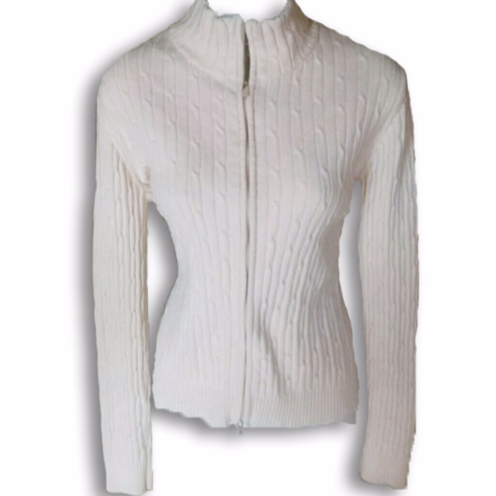 Izod knit sweater jacket. Sz xl
