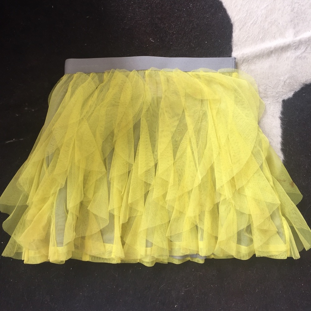 BCBGMAXAZRIA Runway Organza Skirt in Sundance