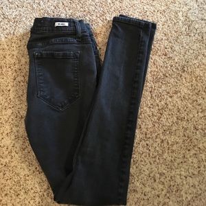 Black high waisted jeans