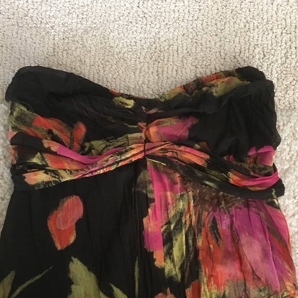 🐯 2 for $20! Floral strapless maxi dress - Picture 3 of 5