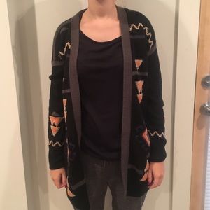 Printed Cardigan