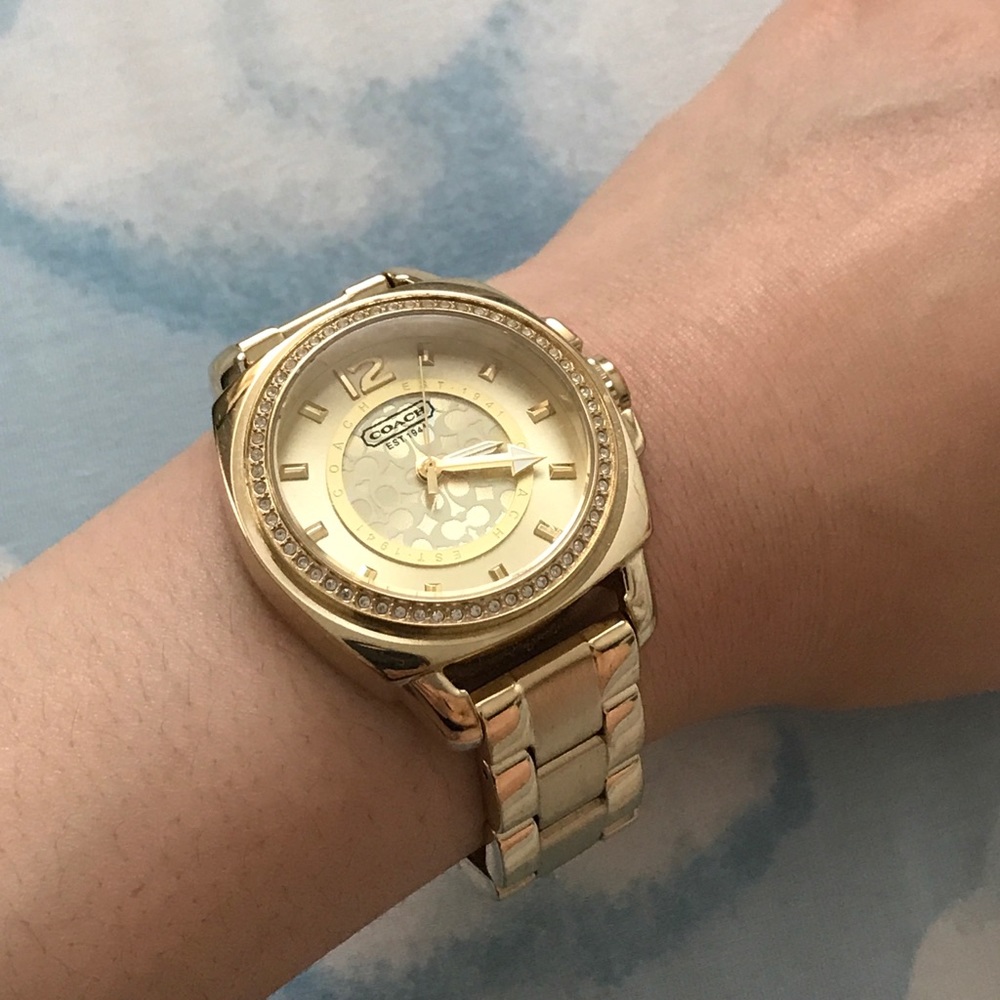 Coach Gold Watch