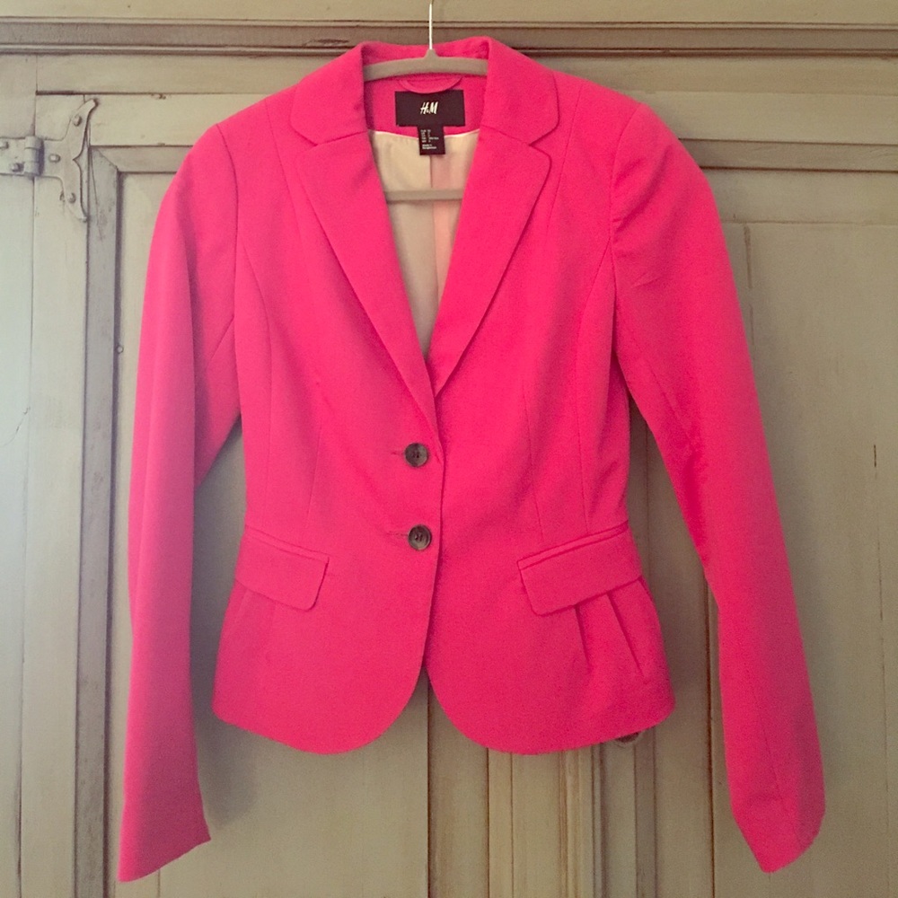 Pink blazer