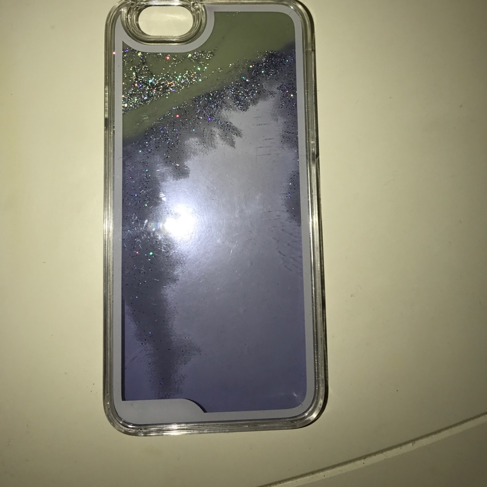 Glow in the dark glitter iPhone 6/6s case