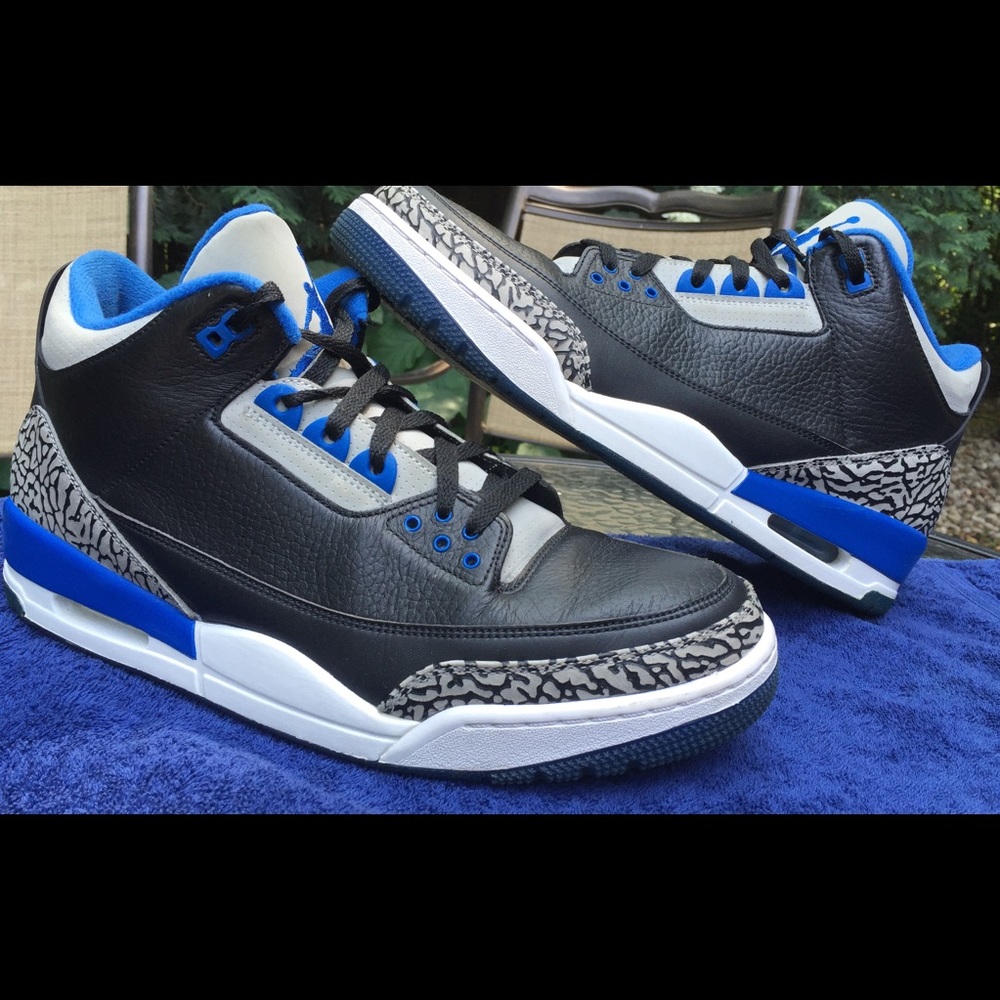 🚫🚫❌SOLD❌🚫🚫Jordan 3 Sport Blue