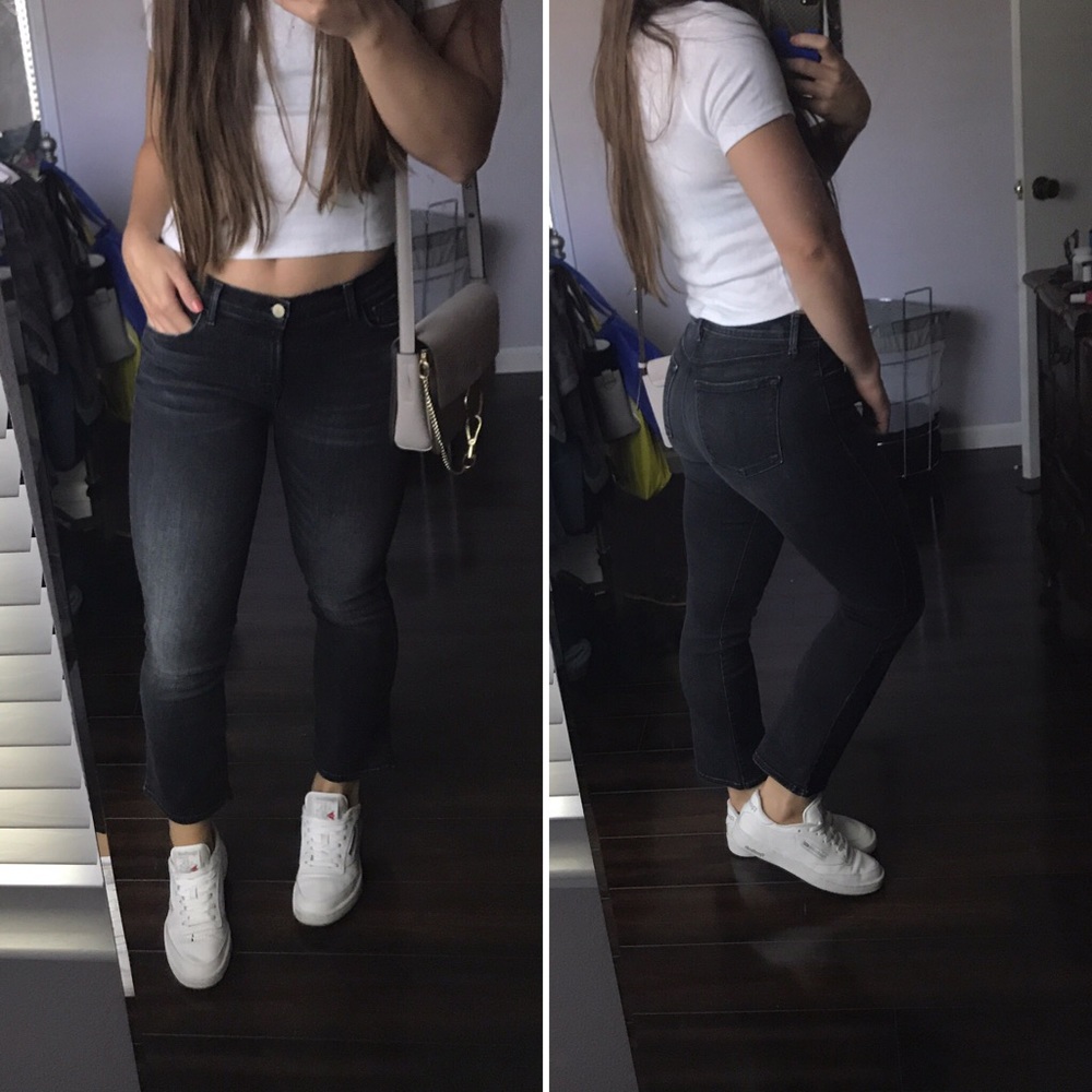 SOLD J Brand Selena Cropped Bootcut Jeans