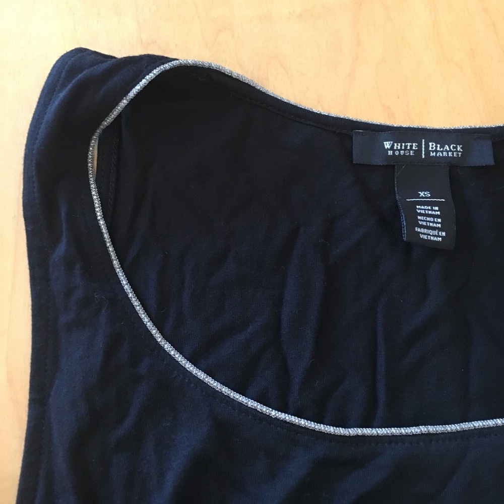Fitted White House/Black market shirt