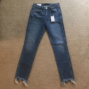 3x1 W3 high rise straight authentic crop ace