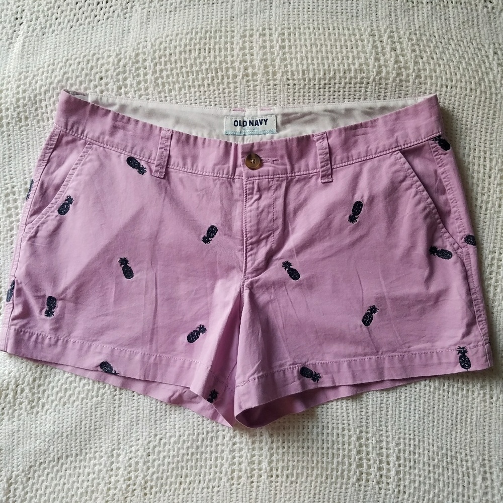 Old Navy Pink Pineapple Shorts