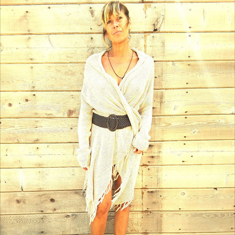 Fringe sweater,dress, cover up