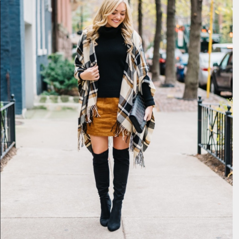 🎉2X HOST PICK🎉 RL Black Label Suede skirt