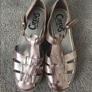 Sam Edelman Rose Gold Espadrille Sandals