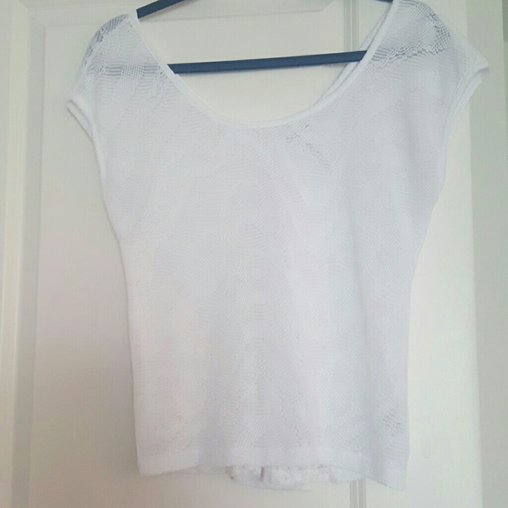 White Off the Shoulder Top