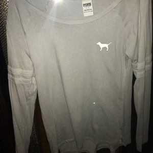 PINK grey shirt